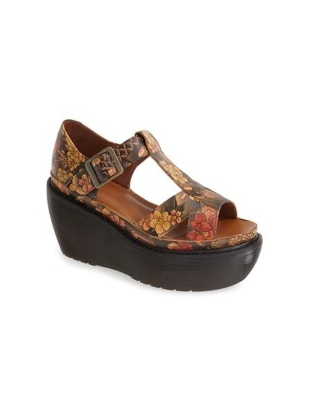 Dr. Martens Adaya Evisu Wagara Tattoo Sandals Tan Size 9 EUC